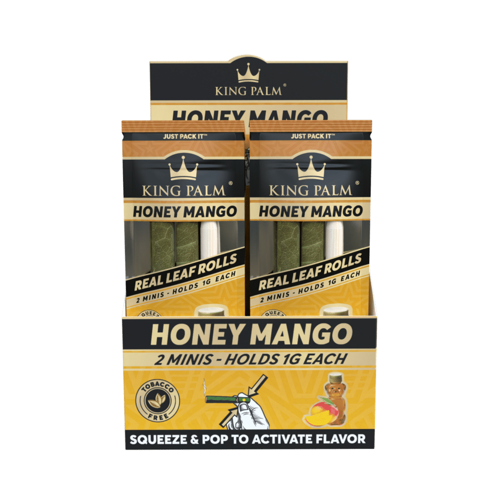 2 Mini Rolls Honey Mango Display Box 20 Units Per Display The