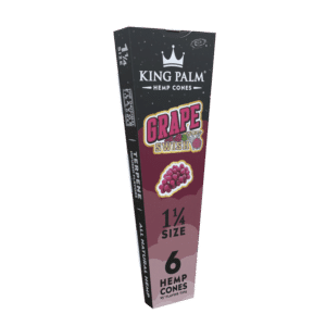 Display Box:KP Grape Swish Hemp Cones 1 1/4th