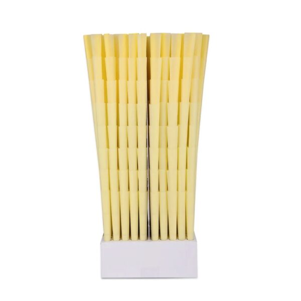 Yellow pre rolled cones